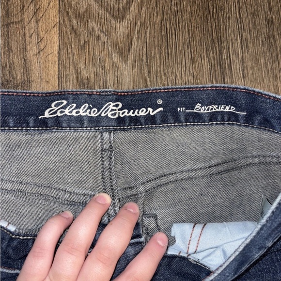 Eddie Bauer Women's Boyfriend Fit Jeans Patchwork Size 8 - Picture 2 of 16